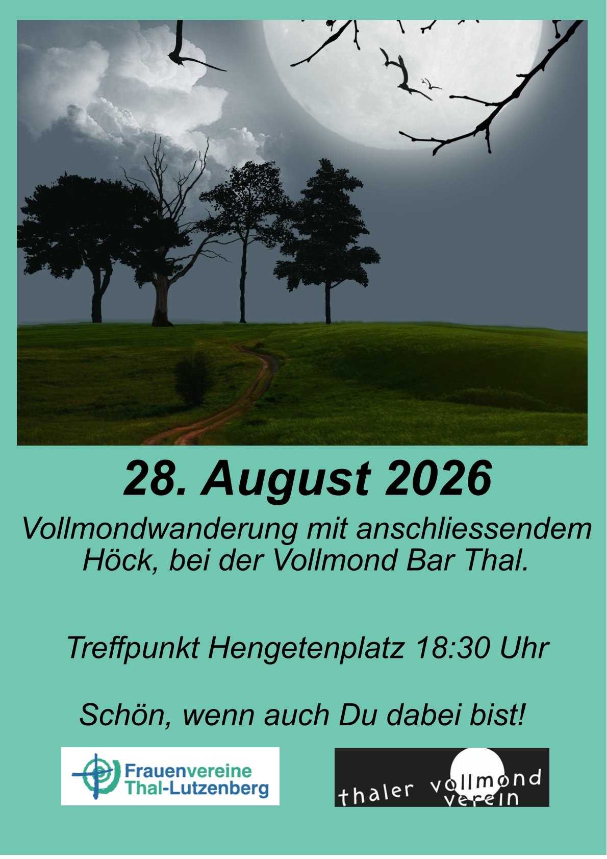 Vollmondwanderung beider Frauenvereine